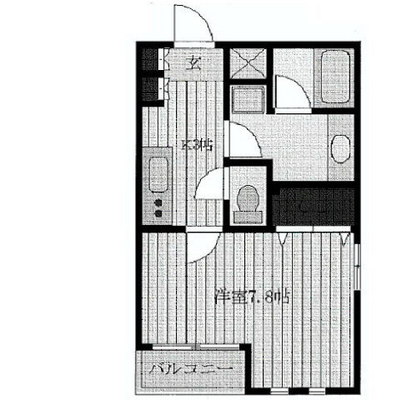 東京都北区王子４丁目 賃貸マンション 1K