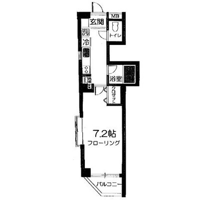 王子賃貸マンション・1K