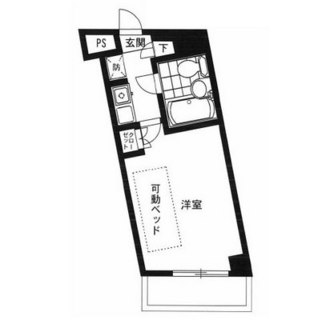 東京都北区滝野川２丁目 賃貸マンション 1K