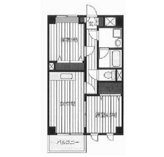 東京都北区滝野川４丁目 賃貸マンション 2DK