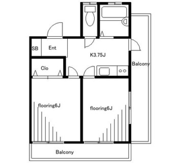 東京都北区王子本町１丁目 賃貸マンション 2K