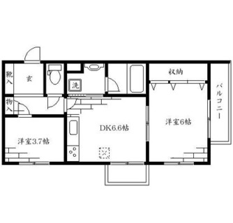 東京都北区堀船１丁目 賃貸マンション 2DK