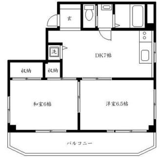 東京都北区豊島１丁目 賃貸マンション 2DK