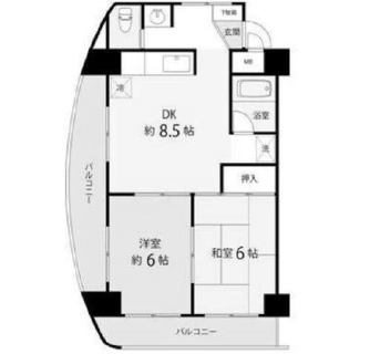 東京都北区豊島１丁目 賃貸マンション 2DK