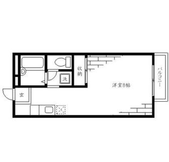 東京都北区滝野川２丁目 賃貸マンション 1R