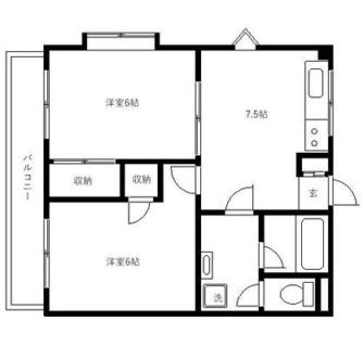 東京都北区滝野川１丁目 賃貸マンション 2DK