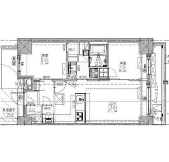 東京都北区豊島１丁目 賃貸マンション 2LDK