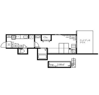 東京都北区豊島１丁目 賃貸アパート 1K
